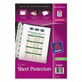 Avery Dennison Sheet Protector, Heavyweight, Clear, PK25 77004